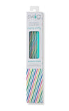 Swig Reusable Straw Set (Tall) In Rainbow Stripe