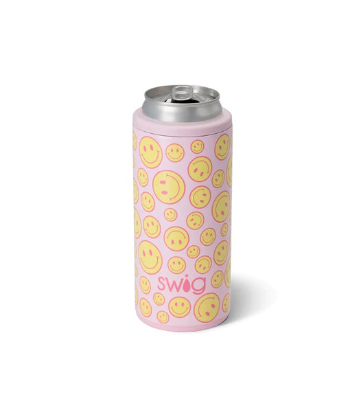 Swig “Oh Happy Day” 12oz Skinny Can Cooler